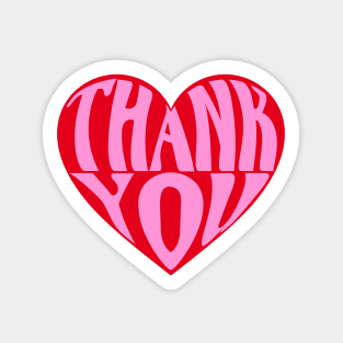 Thank you heart Sticker